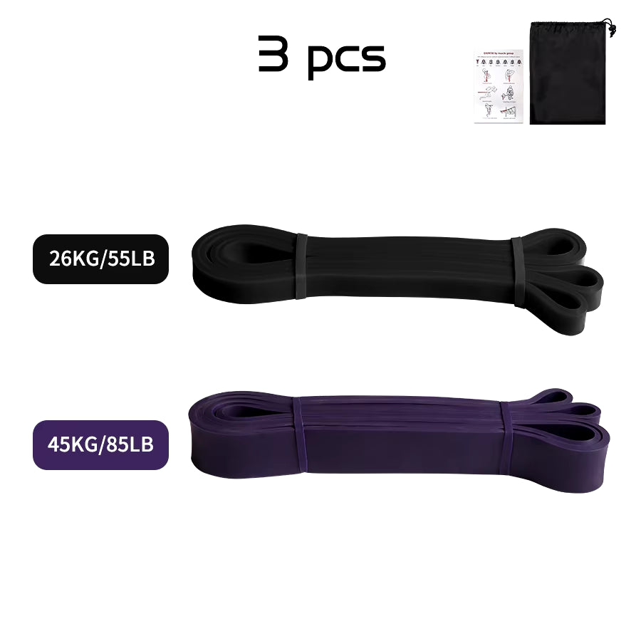 Workout Pilates Latex Resistance Band Exercise Elastic Band for Sport Strength Pull up Assist Band Heavy Duty Fitness Equipment